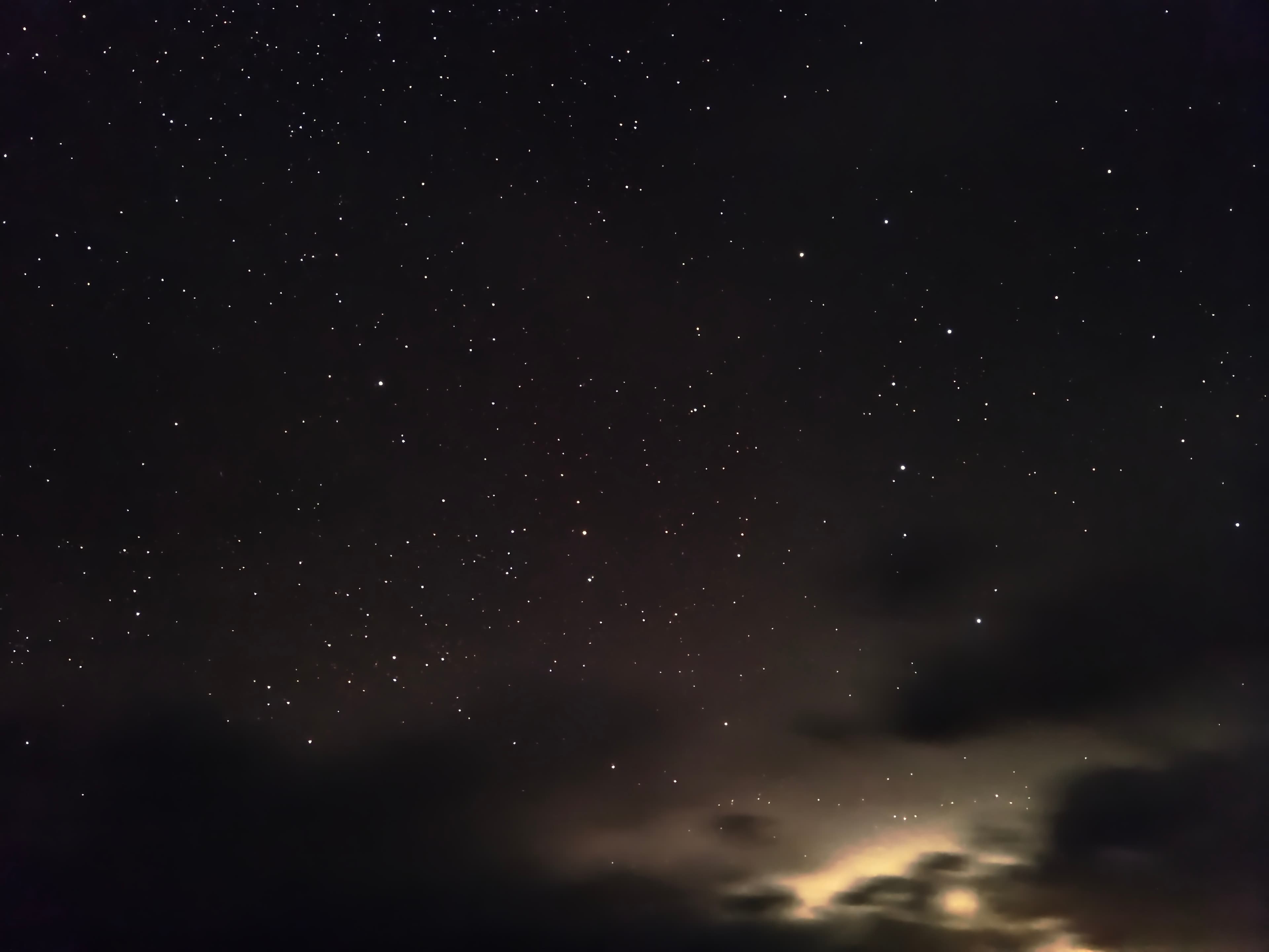 Night sky with stars